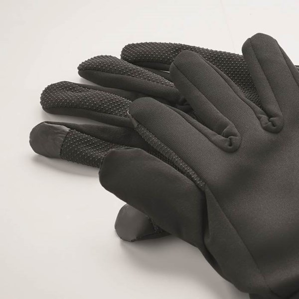 Obrázky: Hmatové rukavice na inteligentné telefóny, čierne, Obrázok 3