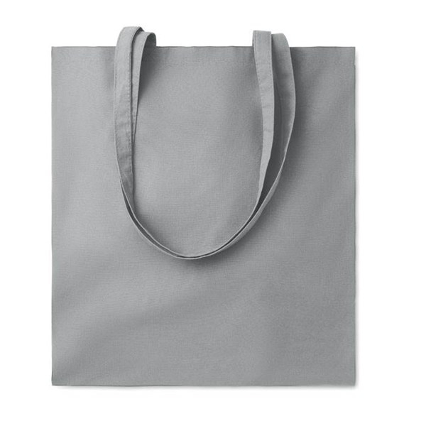 Obrázky: Šedá nákup. taška,dlhé uši, BIO BA 180 gr/m², Obrázok 1
