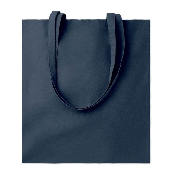 Obrázky: Tm.modrá nákup. taška,dlhé uši, BIO BA 180 gr/m²