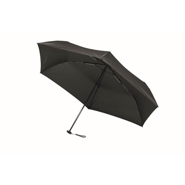Obrázky: Čierny ultraľahký 3dielny skladací dáždnik, Obrázok 3