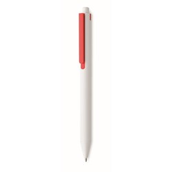 Obrázky: Bielo-červené pero z recyklovaného ABS