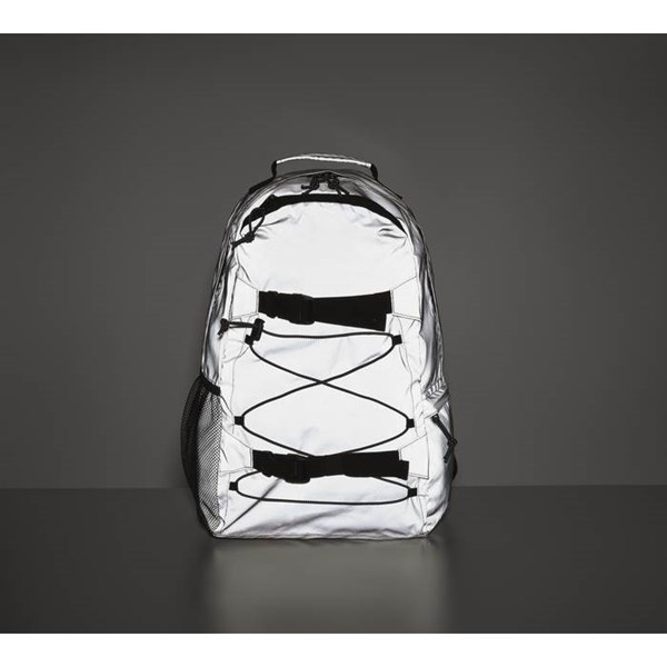 Obrázky: Reflexný ruksak s vreckom na notebook a šnúrkami, Obrázok 13