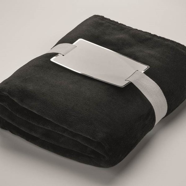 Obrázky: Čierna flísová deka s komplimentkou, Obrázok 8