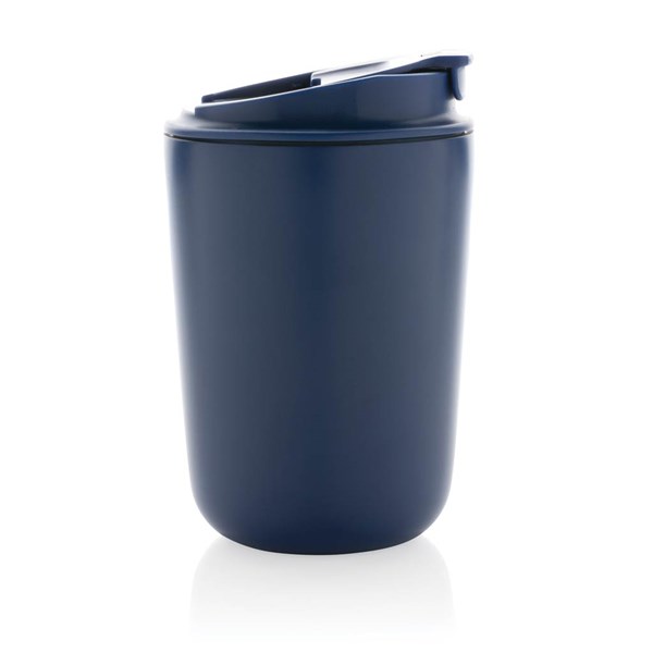 Obrázky: Modrý termohrnček Cuppa 0,38 l, nerez oceľ,pútko, Obrázok 3