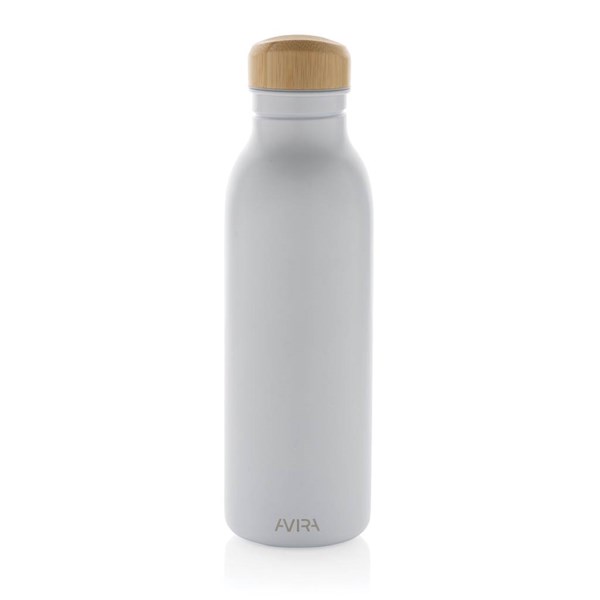 Obrázky: Biela fľaša Avira Alcor 0,6 l z rec. hliníka, Obrázok 2