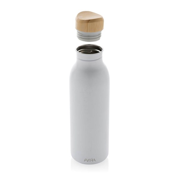 Obrázky: Biela fľaša Avira Alcor 0,6 l z rec. hliníka, Obrázok 4