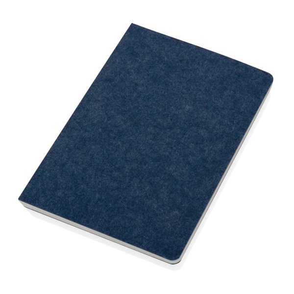 Obrázky: Modrý zápisník Phrase A5, GRS recyklovaná plsť, Obrázok 2