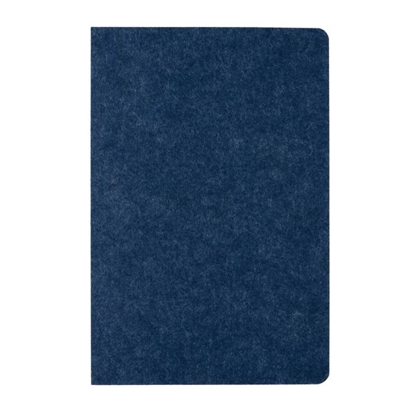 Obrázky: Modrý zápisník Phrase A5, GRS recyklovaná plsť, Obrázok 3