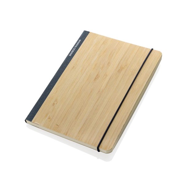 Obrázky: Modrý zápisník Scribe A5,mäkký bambusový obal, Obrázok 2