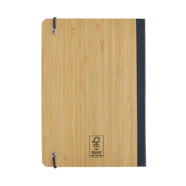 Obrázky: Modrý zápisník Scribe A5,mäkký bambusový obal, Obrázok 5