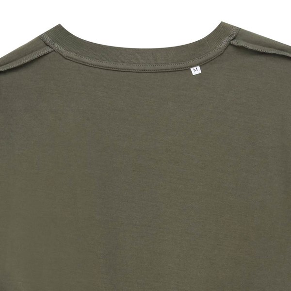 Obrázky: Unisex tričko Bryce, rec.bavlna, khaki L, Obrázok 3