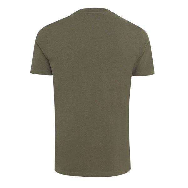 Obrázky: Unisex tričko Bryce, rec.bavlna, khaki XXL, Obrázok 2