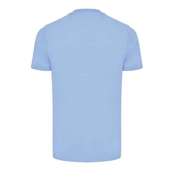 Obrázky: Unisex tričko Bryce, rec.bavlna, nebesky modré L, Obrázok 2