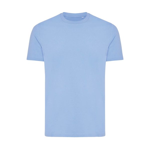 Obrázky: Unisex tričko Bryce, rec.bavlna, nebesky modré L, Obrázok 5