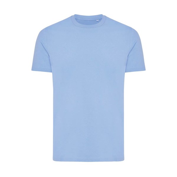Obrázky: Unisex tričko Bryce, rec.bavlna, nebesky modré XL, Obrázok 5
