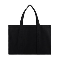 Obrázky: Čierna maxi taška VINGA Hilo, recykl. bavlna