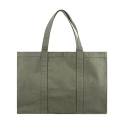 Obrázky: Zelená maxi taška VINGA Hilo, recykl. bavlna