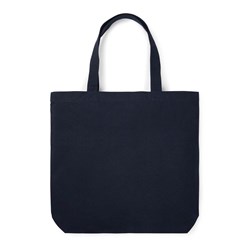 Obrázky: Modrá priestorná taška VINGA Hilo, recykl. bavlna