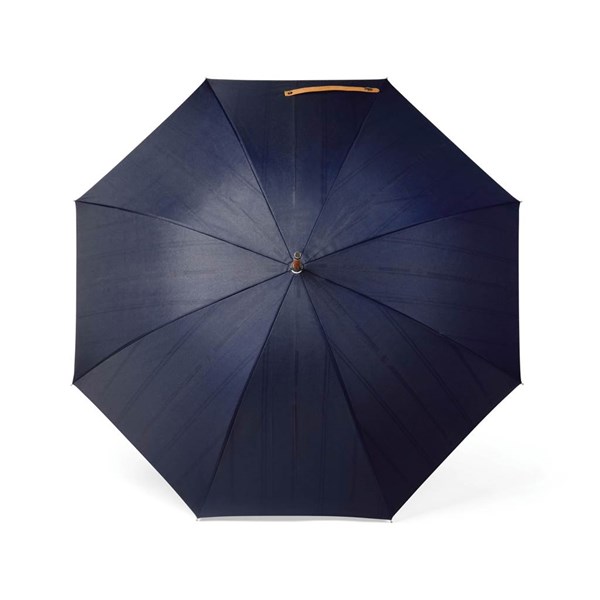 Obrázky: Modrý dvojvrstvový dáždnik VINGA Bosler z RPET, Obrázok 2