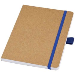 Obrázky: Zápisník z recyklovaného papiera, modré doplnky