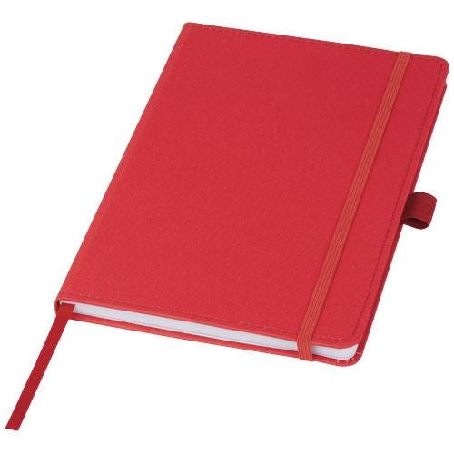 Obrázky: Červený zápisník s doskami z plastu rec. z oceánu