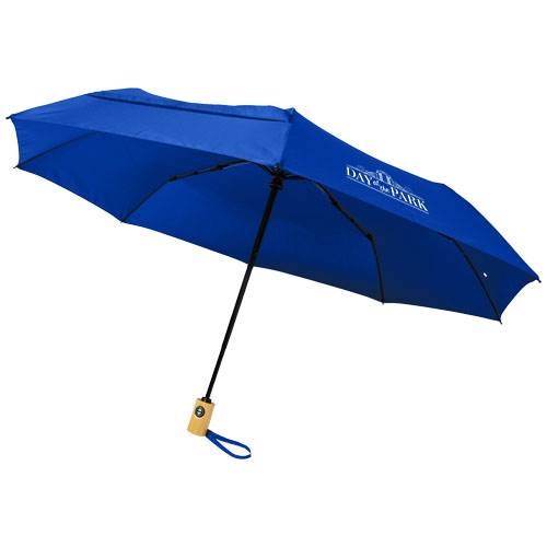 Obrázky: Automatický skladací dáždnik,rec. PET, kráľ.modrý, Obrázok 6