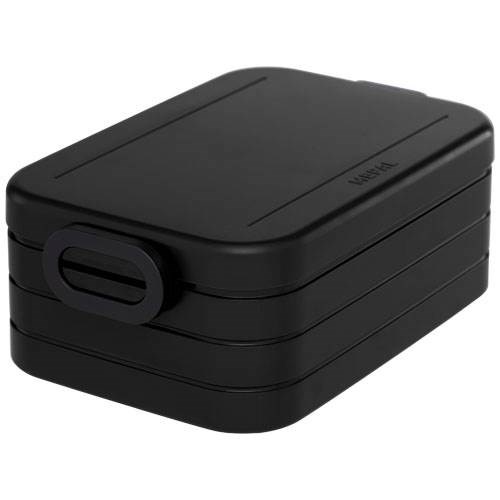 Obrázky: Stredný plastový obedový box uhľovo čierny, Obrázok 2
