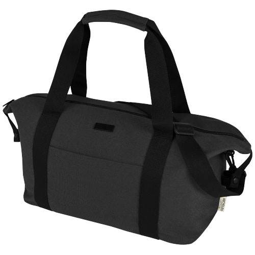 Obrázky: Čierna športová taška z recyk. plátna GRS, 25 l