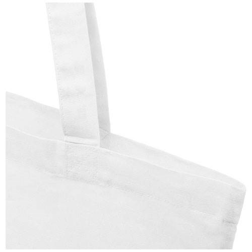 Obrázky: Biela taška z GRS recyklovanej bavlny 140 g/m2, Obrázok 2