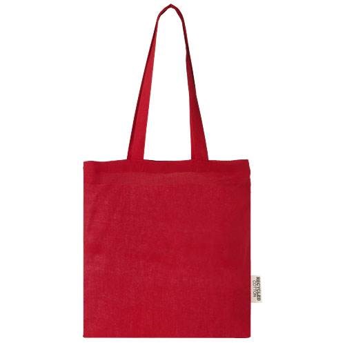 Obrázky: Červená taška z GRS recyklovanej bavlny 140 g/m2, Obrázok 4