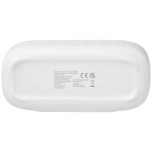 Obrázky: 5W reproduktor Bluetooth® z rec. plastu, biela, Obrázok 2