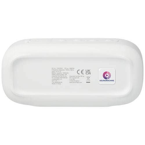Obrázky: 5W reproduktor Bluetooth® z rec. plastu, biela, Obrázok 3