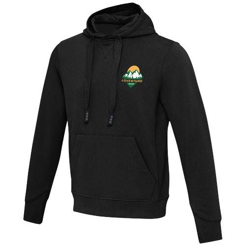 Obrázky: Čierna unisex mikina,kapucňa, Laguna ELEVATE XXXL, Obrázok 8