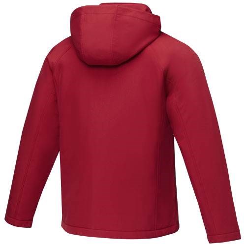 Obrázky: Pán. červená zateplená softshell. bunda Notus XXXL, Obrázok 3