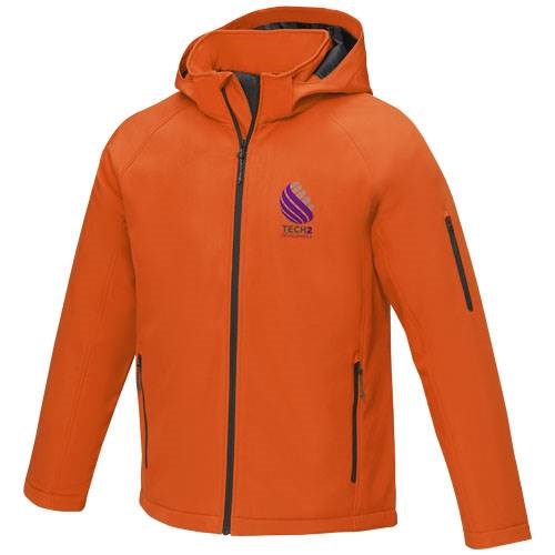 Obrázky: Pán.oranžová zateplená softshell. bunda Notus XXXL, Obrázok 5