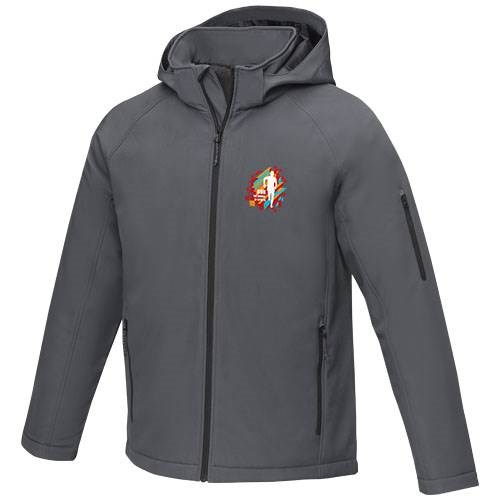 Obrázky: Pán.tmav.šedá zateplená softshell. bunda Notus XXL, Obrázok 5