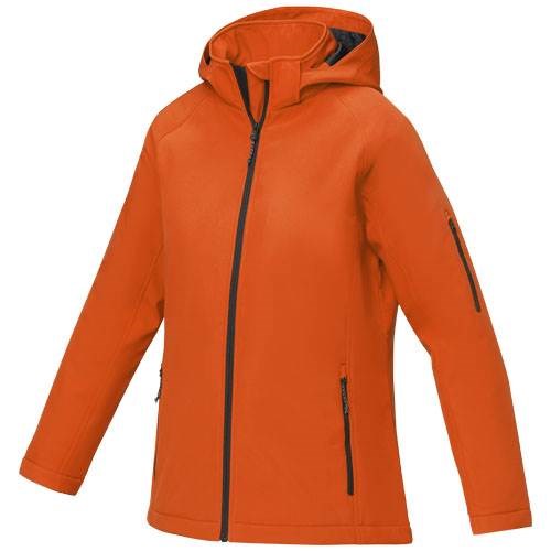 Obrázky: Dám.oranžová zateplená softshellová bunda Notus XS
