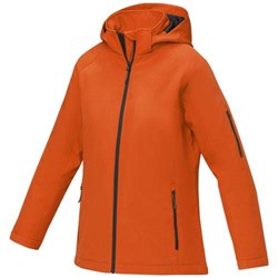 Obrázky: Dám.oranžová zateplená softshellová bunda Notus S