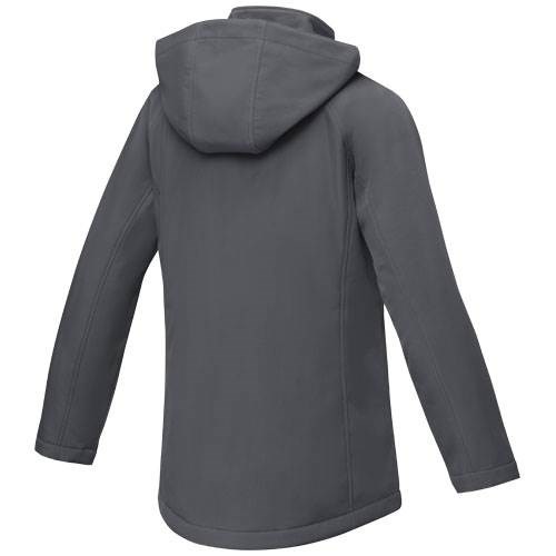 Obrázky: Dám.tmav.šedá zateplená softshell. bunda Notus XXL, Obrázok 3