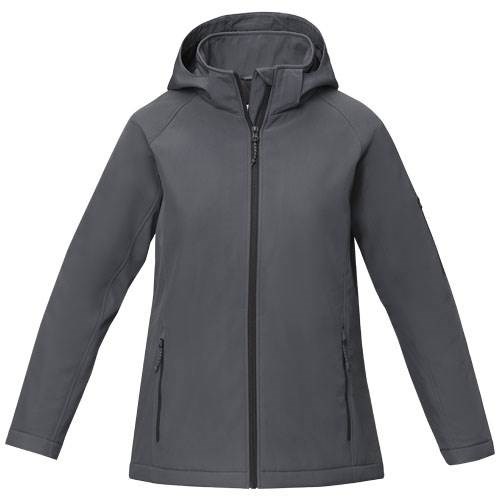 Obrázky: Dám.tmav.šedá zateplená softshell. bunda Notus XXL, Obrázok 4
