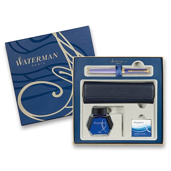 Obrázky: PP WATERMAN Hémisphére22 Purple GT+ puzdro a atr.