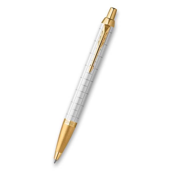 Obrázky: GP PARKER IM Premium Pearl GT + PU puzdro, Obrázok 2