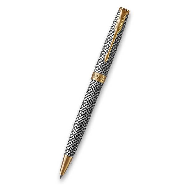 Obrázky: KT PARKER Sonnet DLX Silver Chsld GT+ kož. puzdro, Obrázok 2