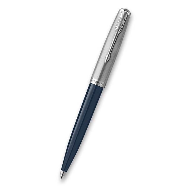 Obrázky: GP PARKER 51 Midnight Blue CT+ šedý zápisník, Obrázok 2