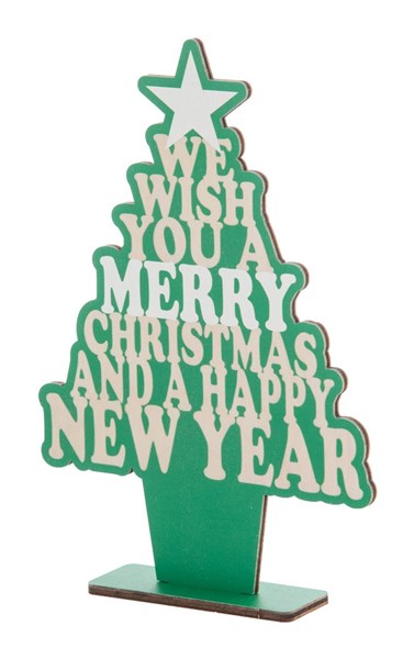Obrázky: Vianočná  dekorácia na stôl  - stromček zelený