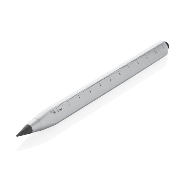 Obrázky: Nekonečná multifunkčná ceruzka,rec.hliník,strieb., Obrázok 1