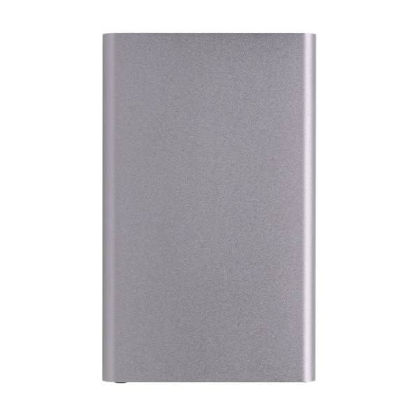 Obrázky: Antracit. powerbanka 4000mAh, rec.plast a hliník, Obrázok 4