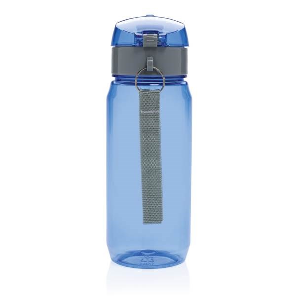 Obrázky: Modrá uzamykateľná fľaša na vodu Yide 600ml RPET, Obrázok 4