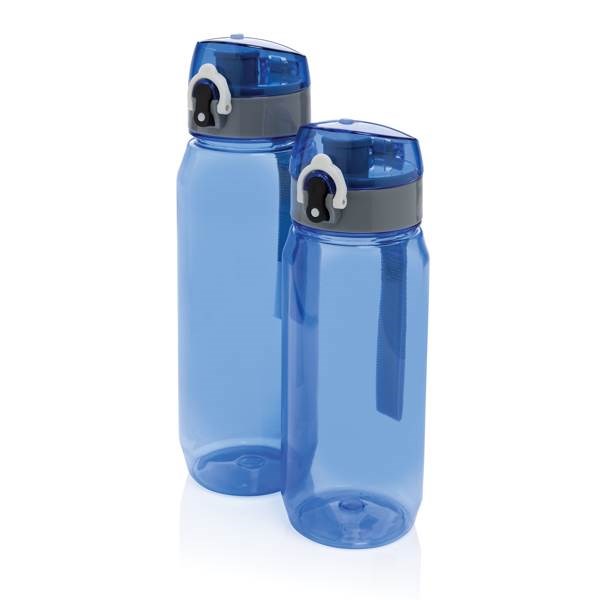 Obrázky: Modrá uzamykateľná fľaša na vodu Yide 600ml RPET, Obrázok 7