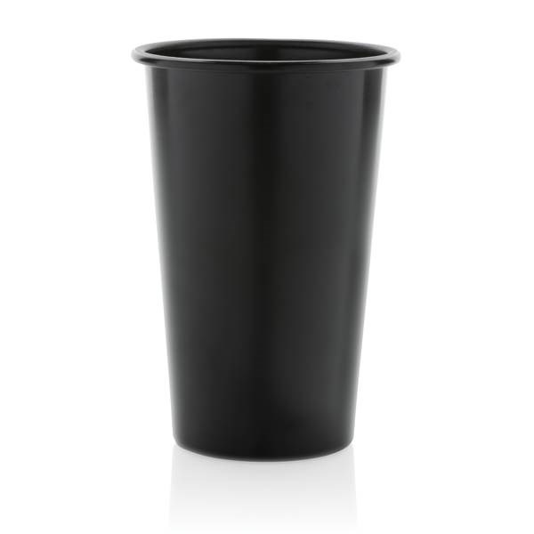 Obrázky: Ľahký čierny hrnček Alo 450ml , RCS recykl.hliník, Obrázok 2